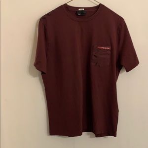 Maroon Prada Shirt